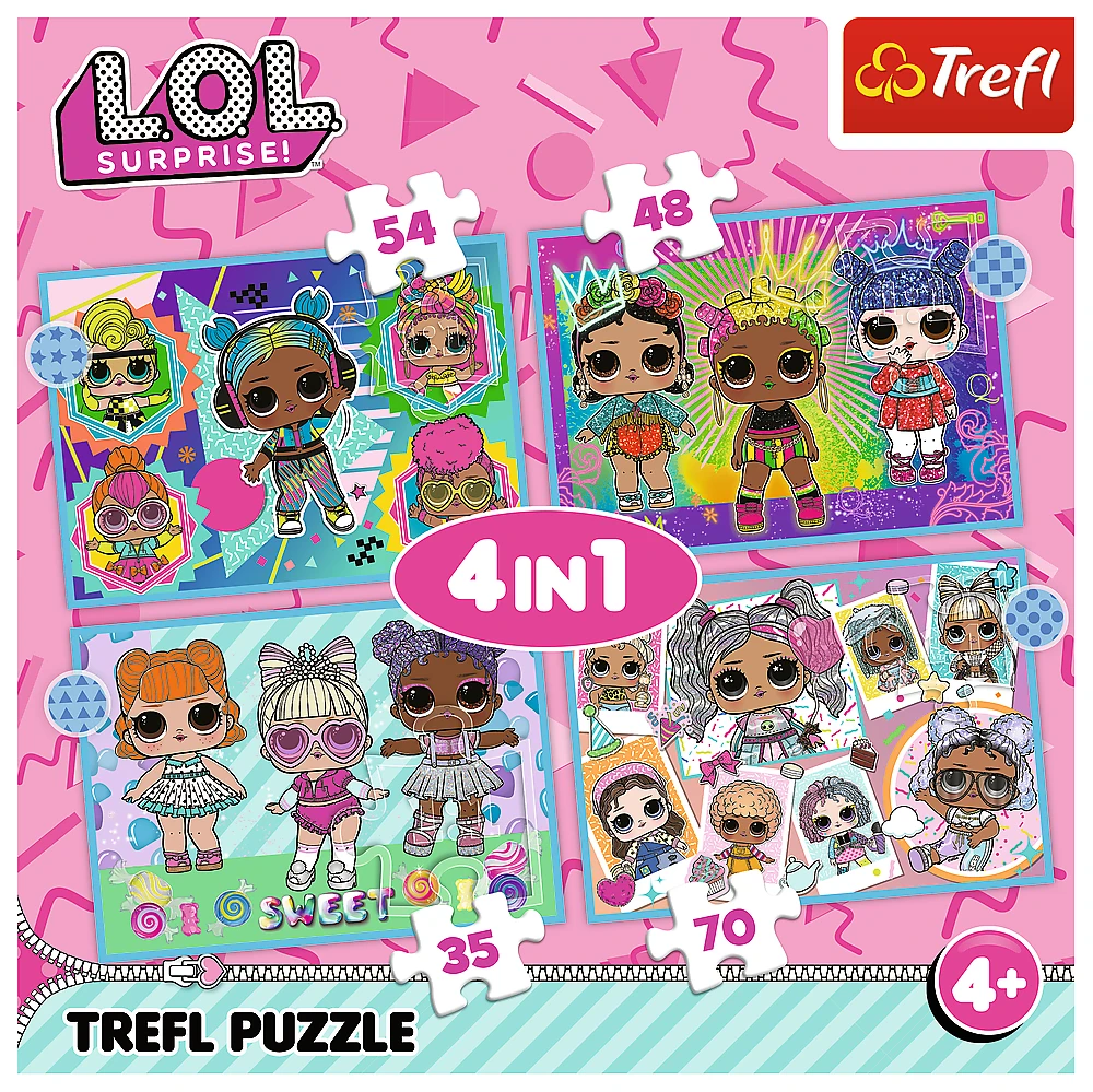 Trefl dėlionė 207 vnt. - LOL Surprise lėlės