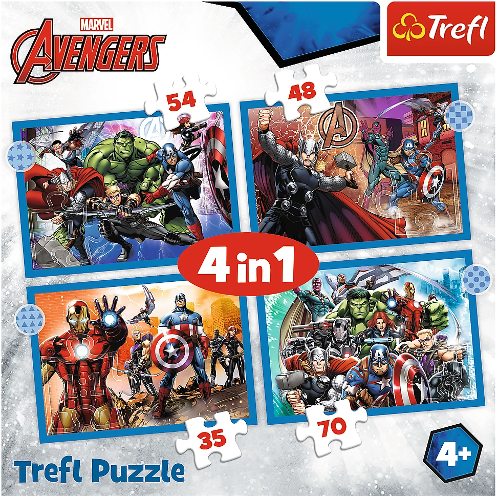 Trefl Dėlionė 207 vnt. - Keršytojai (The Avengers)