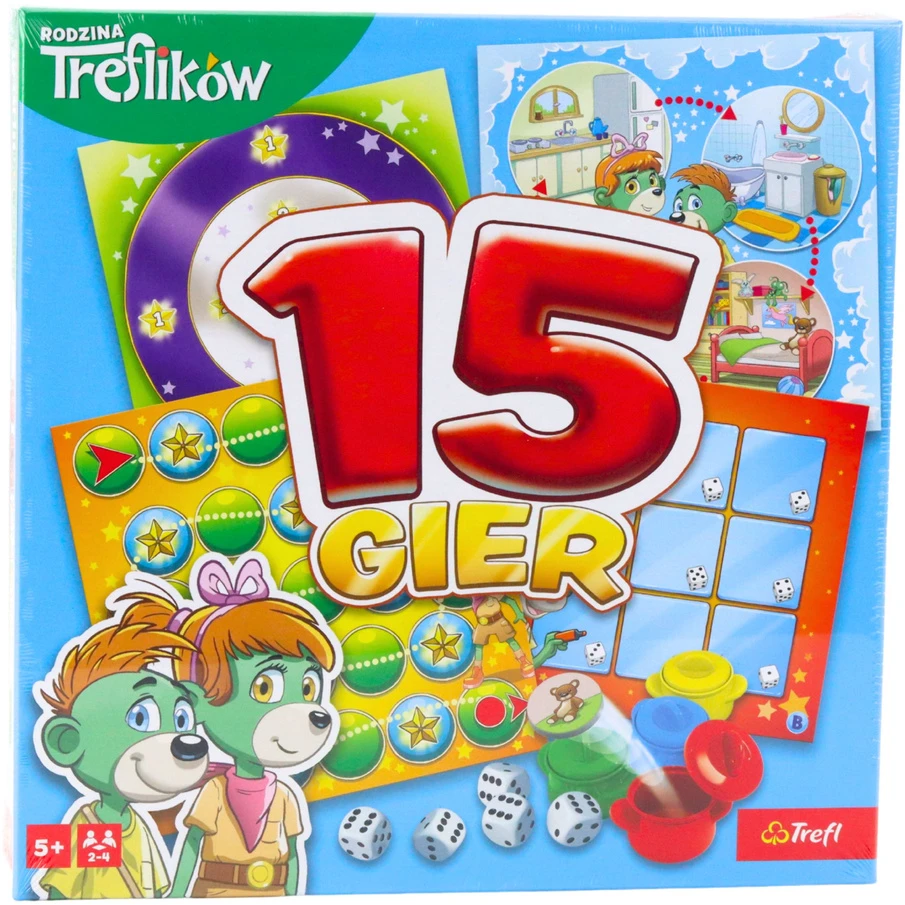 15 Stalo žaidimų Trefl 02823