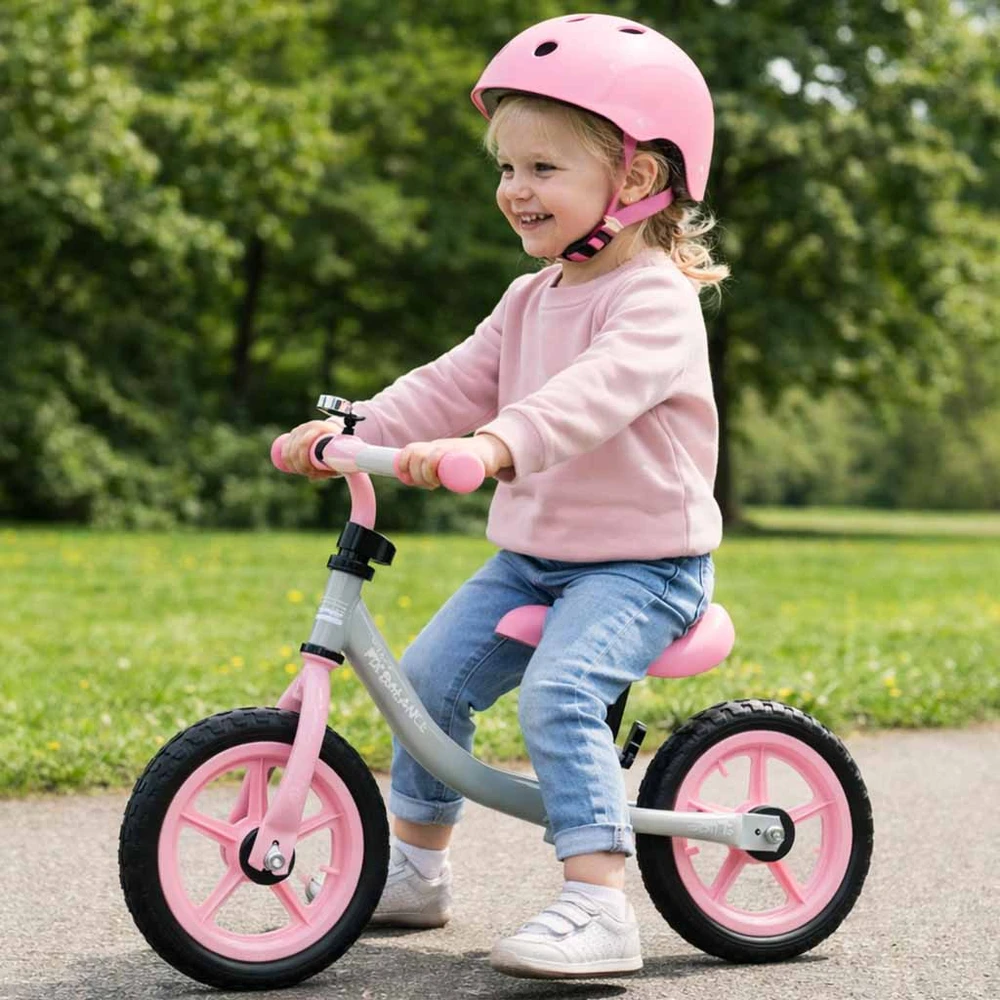 Balansinis dviratukas Trike Fix, Baltos su rožine spalvos