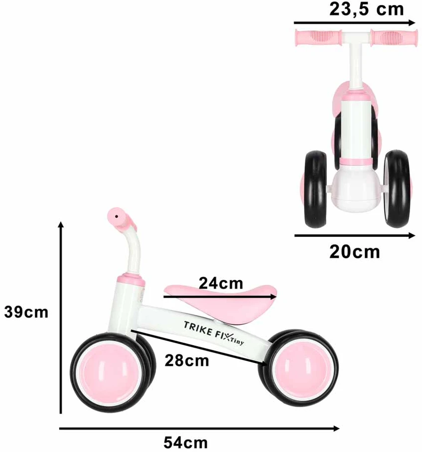 Trike Fix Balansinis triratukas rožinis