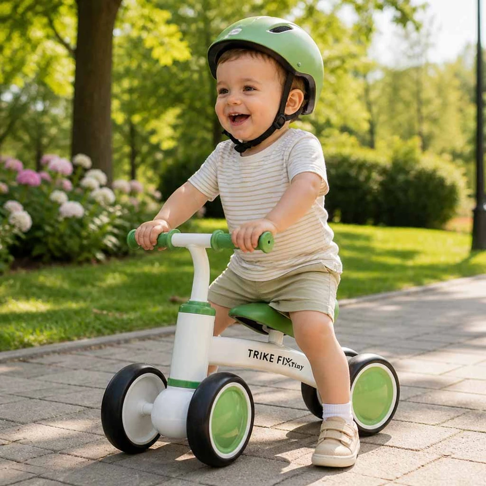 Trike Fix Bėgimo triratukas žalias
