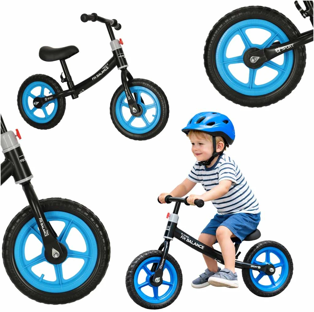 Balansinis dviratukas Trike Fix, Juodos ir mėlynos spalvos