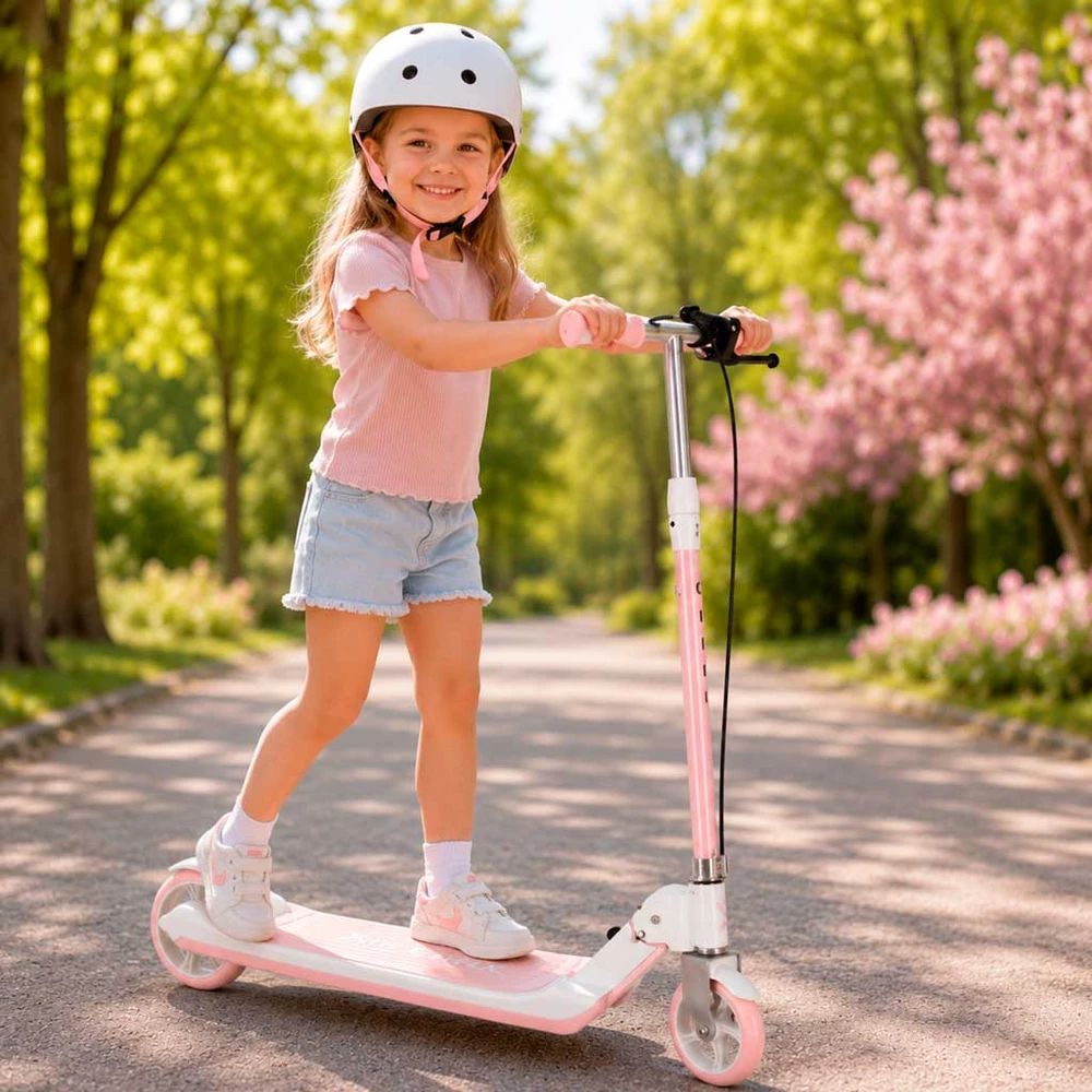 Paspirtukas TRIKE FIX rožinis