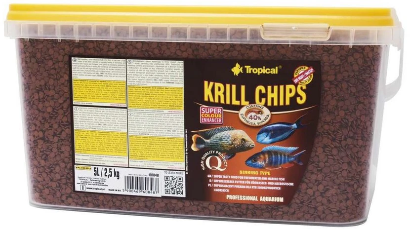 Tropical Krill chips 5L/2.5kg