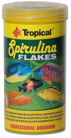 Tropical Tropiniai spirulinos dribsniai 250 ml