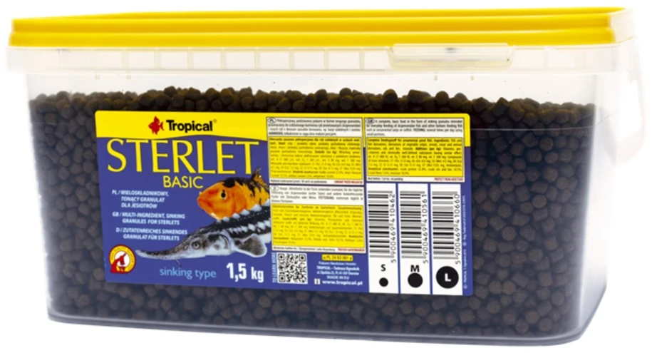 Tropical Tropinės sterletės „M“ 3l/1500g