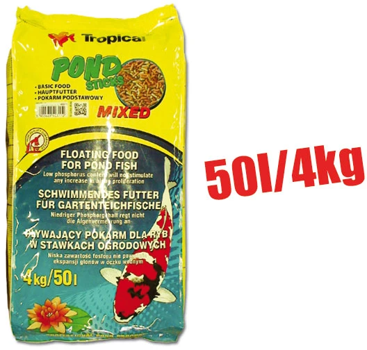 TROPICAL tvenkinio lazdelės 50l / 4kg