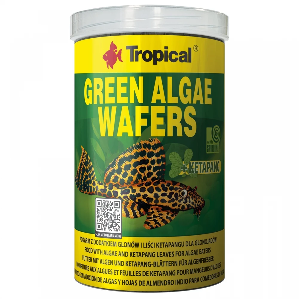 Tropical Tropiniai Žalias dumblių vafliai 100ml/45g