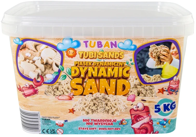 Tuban Dinaminis smėlis - Natūralios spalvos - 5kg ( TU3989 )