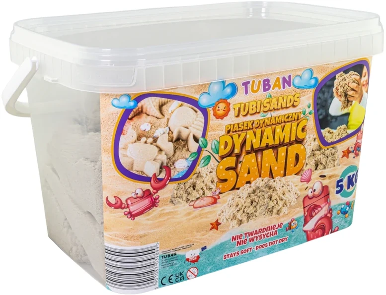 Tuban Dinaminis smėlis - Natūralios spalvos - 5kg ( TU3989 )