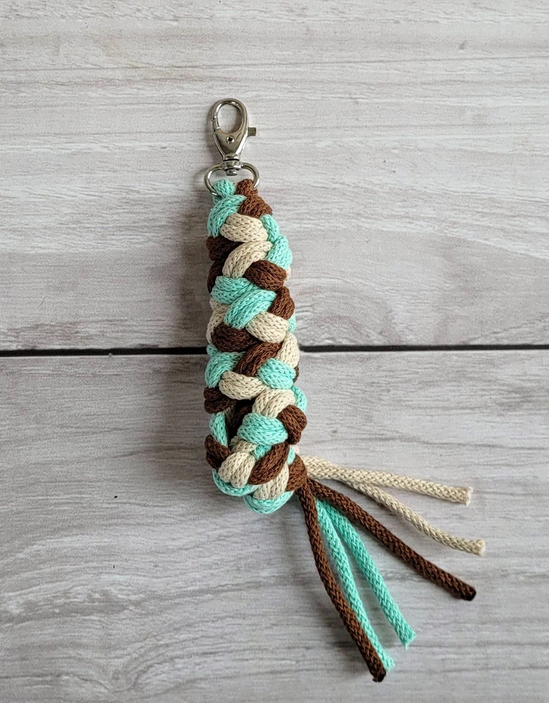 Super Hobby Horse Pavadėlis hobi arkliukui, dvigubas, šviesiai smėlinis/rudas/mėtinės spalvos