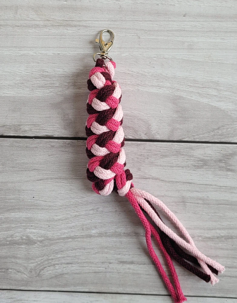 Super Hobby Horse Pavadėlis hobi arkliukui, dvigubas, rožinis/bordo