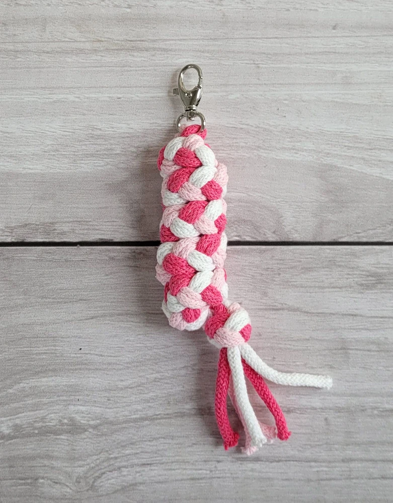 Super Hobby Horse Pavadėlis hobi arkliukui, rožinis/baltas, dvigubas