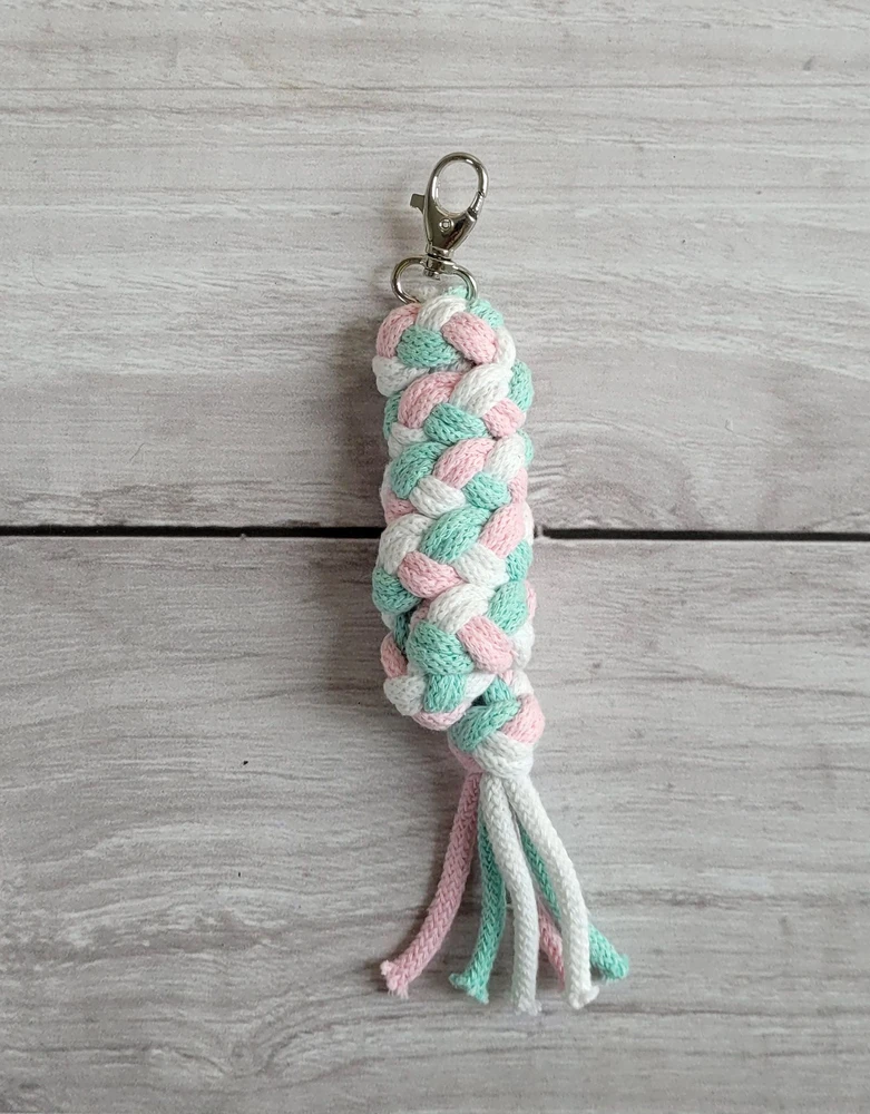 Super Hobby Horse Pavadėlis hobi arkliukui, dvigubas, šviesiai rožinis/mėtinės/baltas