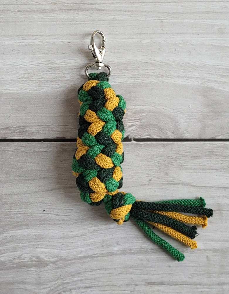 Super Hobby Horse Pavadėlis hobi arkliukui, dvigubas, garstyčių/žalias/tamsiai žalias