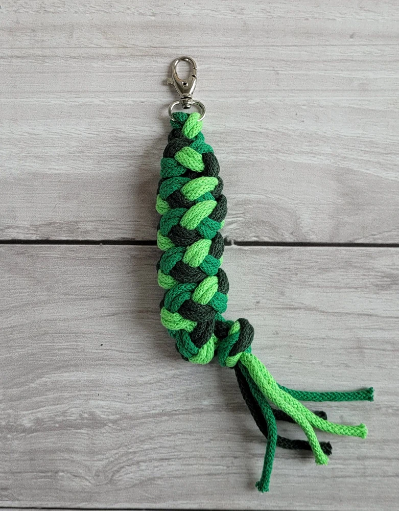 Super Hobby Horse Pavadėlis hobi arkliukui, dvigubas, šviesiai žalias / žalias / tamsiai žalias