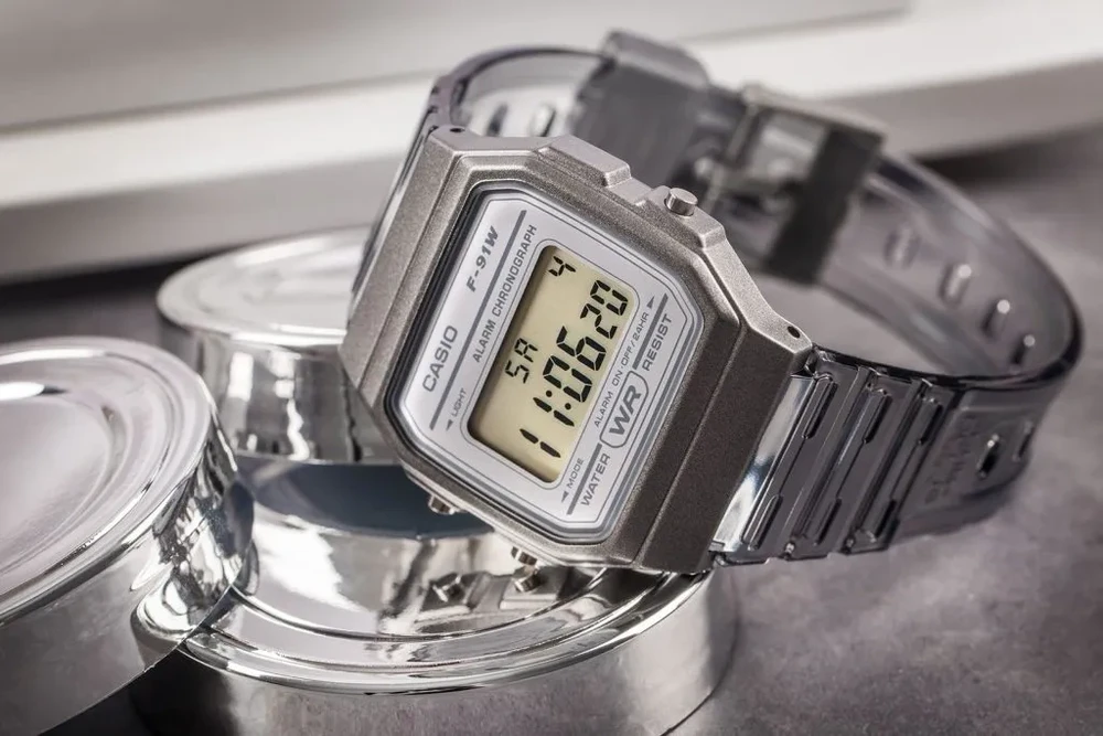 Unisex laikrodis „Casio Retro Vintage F-91WS-8DF(zd648d)“