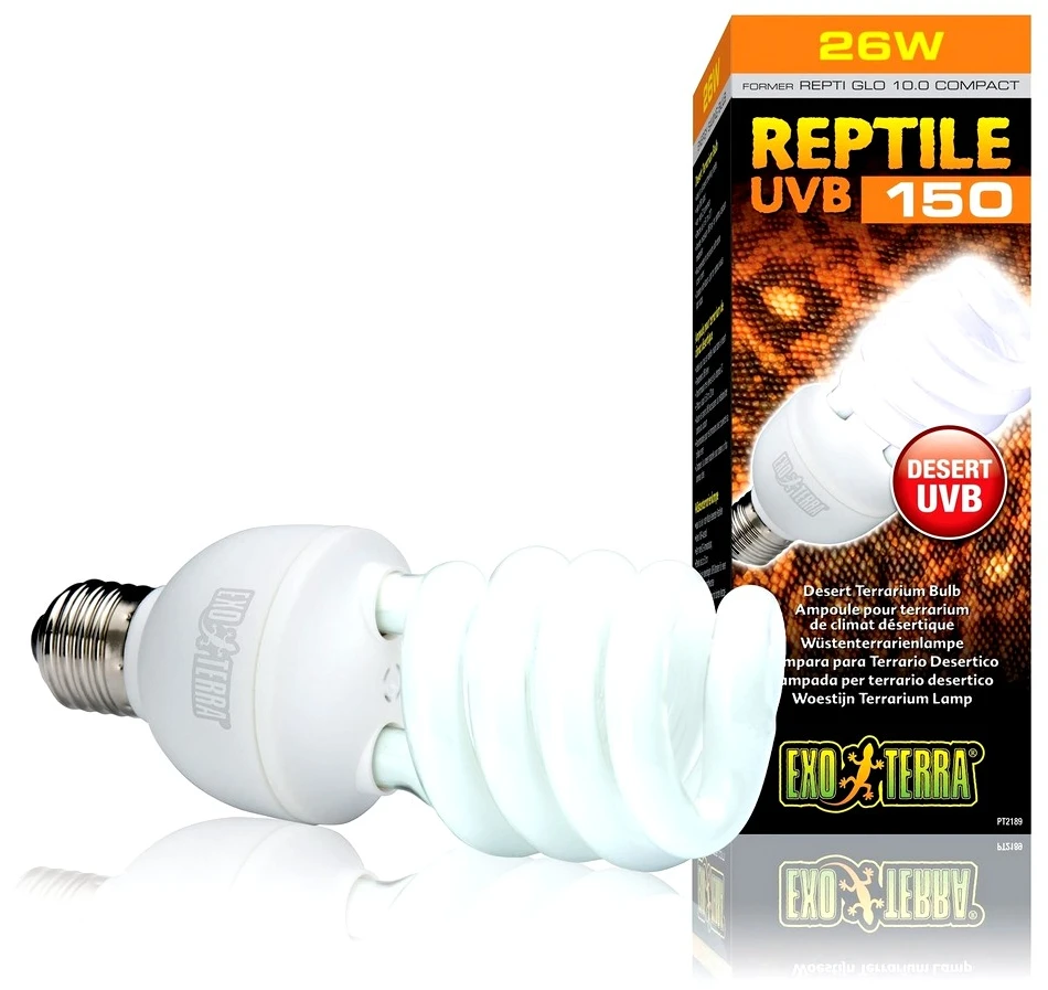 Exoterra Exo Terra - Roplių UVB 150 fluorescencinė lempa 25W E27 - (220.1881)