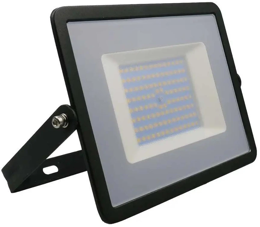 V-tac 100W LED prožektorius, E-serija, juodu korpusu, 4000K