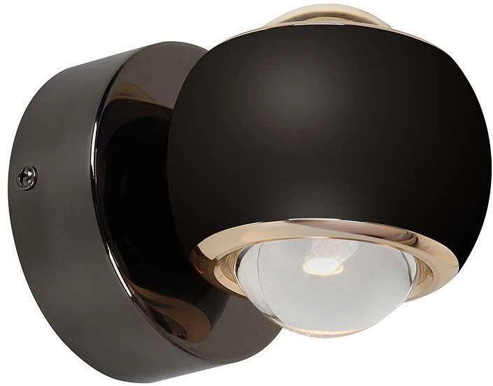 V-tac 10W LED sieninis šviestuvas, juodas, 3000K, šviečia į viršų ir į apačią