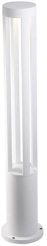 V-tac 10W LED lauko šviestuvas, baltas, IP65, aukštis 80cm, 6400K