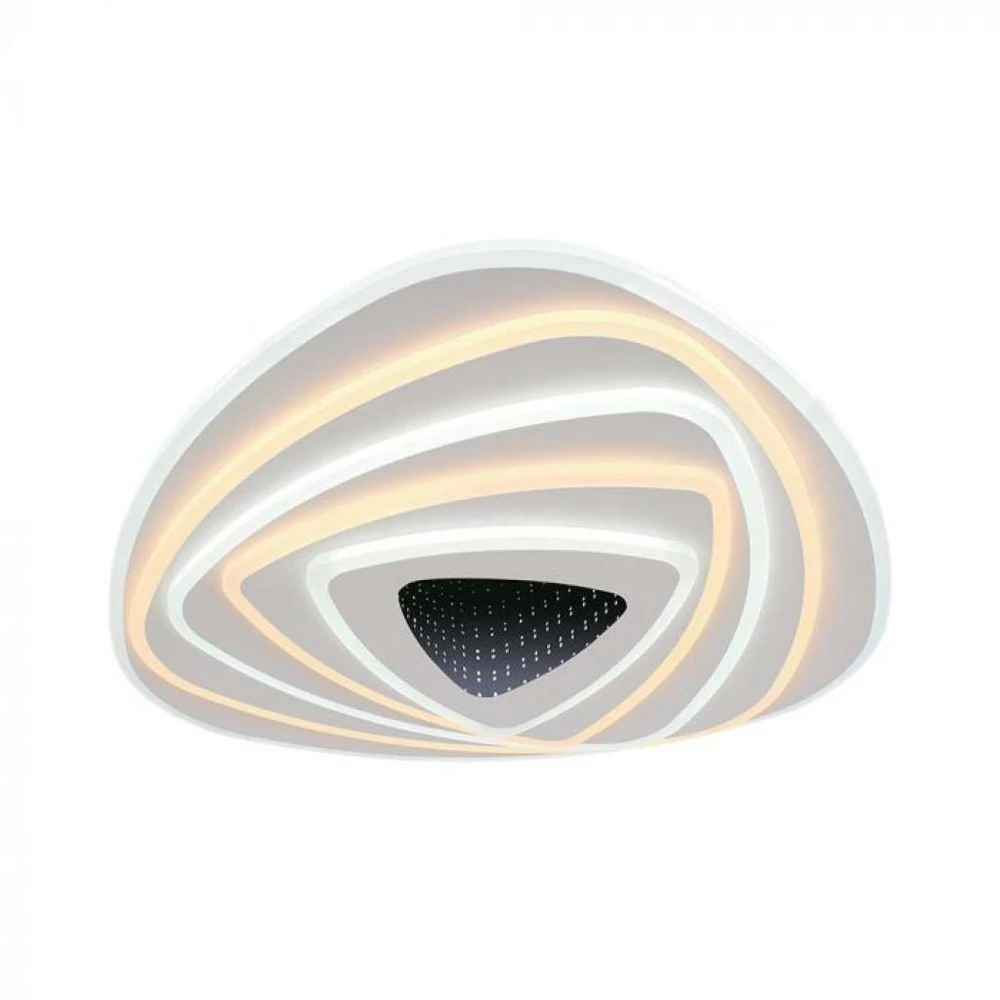 Lubinis šviestuvas V-tac 120W LED paviršinis lubų šviestuvas, baltas, 3000/6500K, dimeriuojamas, su nuotolinio valdymo pulteliu