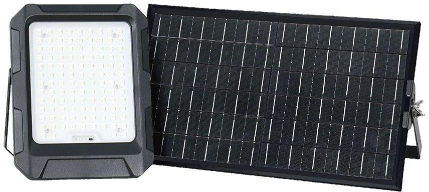 V-tac 15W LED prožektorius su saulės baterija, juodas, 4000K
