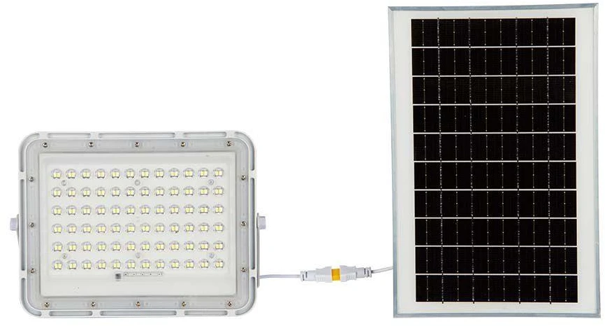 V-tac 15W LED prožektorius su saulės baterija, baltas, 6400K