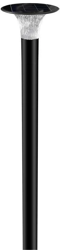 V-tac 15W LED pastatomas lauko šviestuvas su saulės baterija ir judesio davikliu, juodas, 4000/6000K, IP65