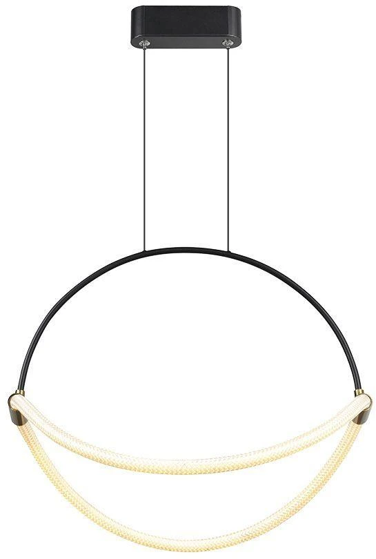 V-tac 16W LED pakabinamas šviestuvas, juodas, 4000K