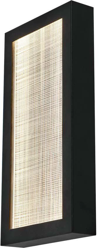 V-tac 20W LED sieninis šviestuvas, juodas, 3000K, IP65