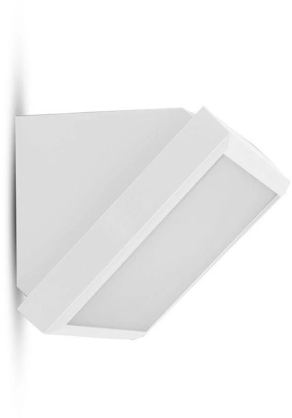 Sieninis šviestuvas V-tac 20W LED sieninis lauko šviestuvas, baltas, 3000K
