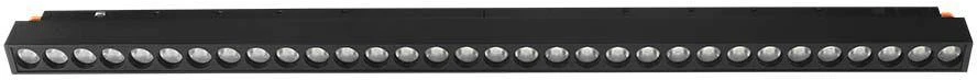 V-tac 20W LED SMART šviestuvas į magnetinius bėgelius, 48V, juodas, 2700-6400K