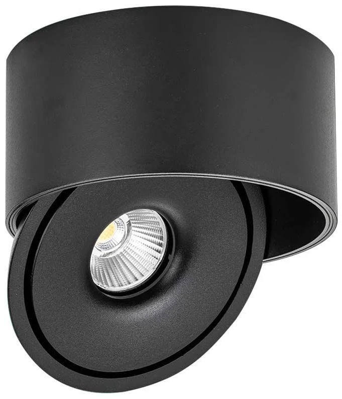 Lubinis šviestuvas V-tac 20W LED paviršinis šviestuvas, juodas, 3000-6400K