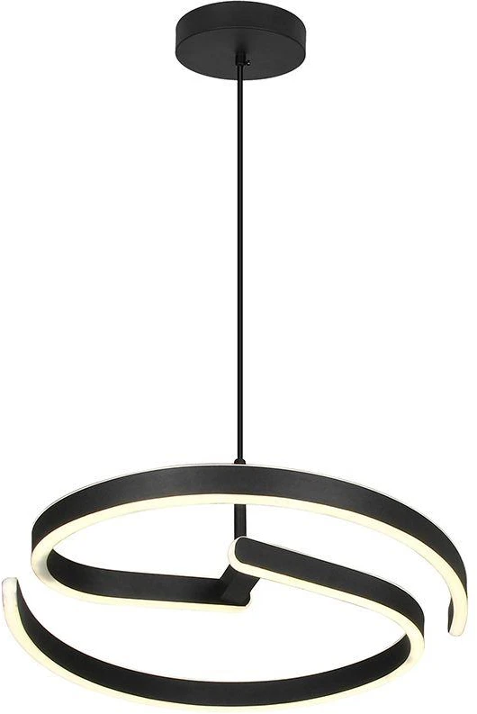 25W LED pakabinamas šviestuvas, juodos/baltos sp., 4000K