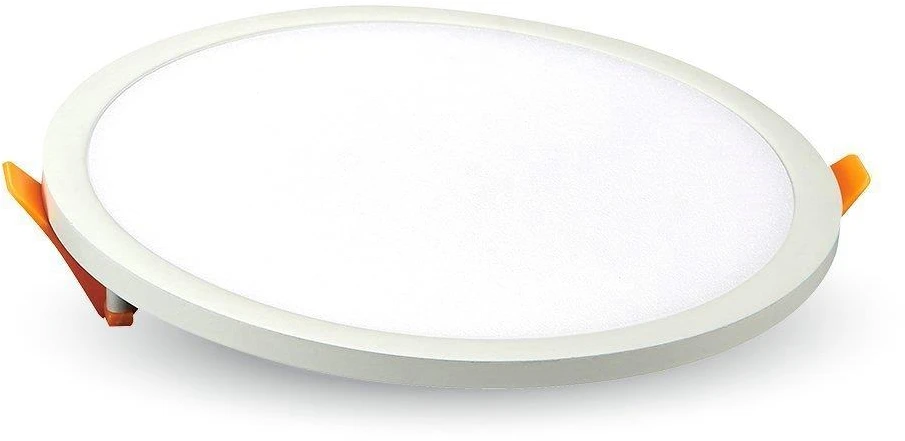 29W LED įmontuojama panelė V-TAC Trimless, apvali (4000K) dienos šviesa
