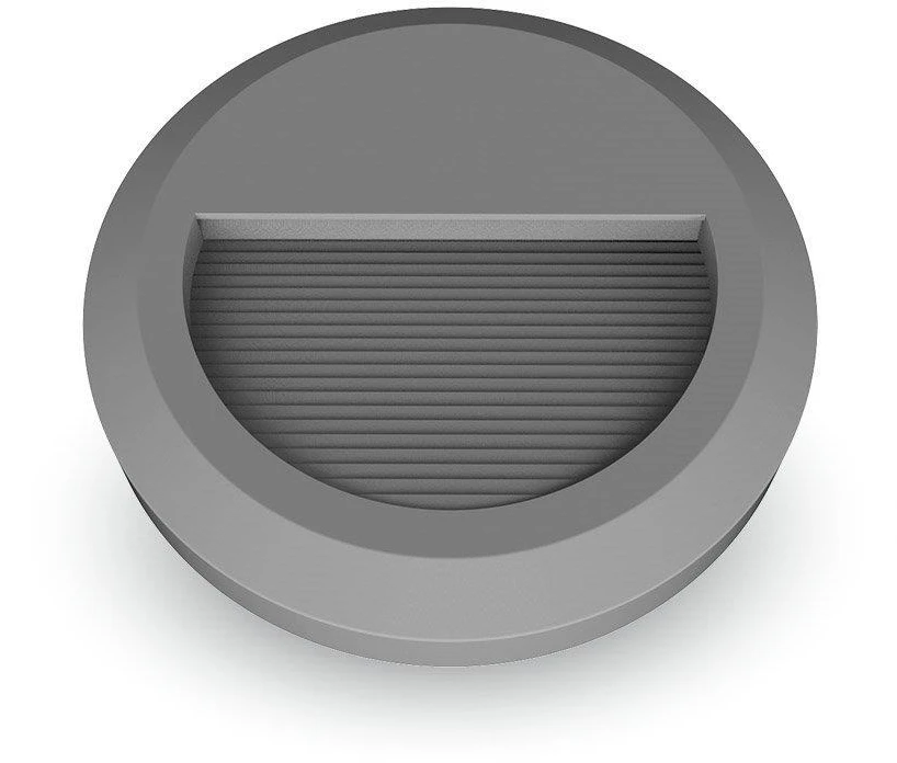V-tac 2W LED paviršinis šviestuvas, pilkas, 3000K, IP65