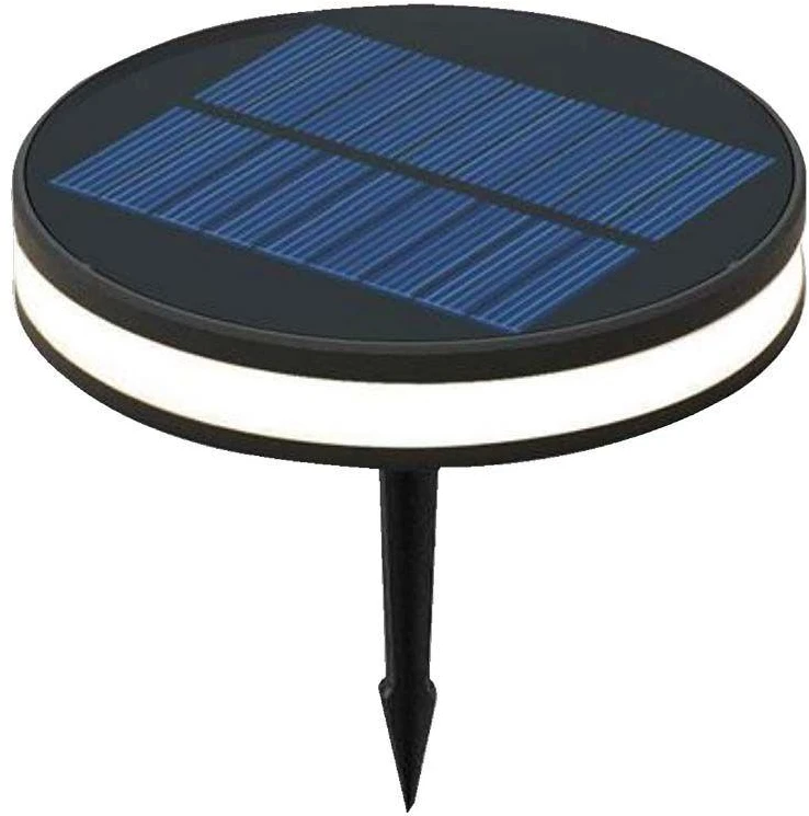 V-tac 1,8W LED įsmeigiamas lauko šviestuvas su saulės baterija, juodas, 3000K, IP54