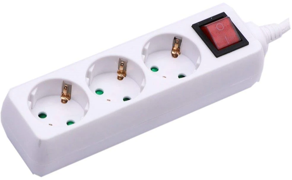 Ilgintuvas 3-vietis V-TAC, su jungikliu, 3G1.5MM2 X 5M