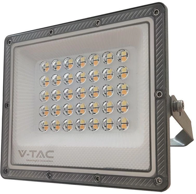 V-tac 30W LED prožektorius, pilkas, 3000/4000/6500K
