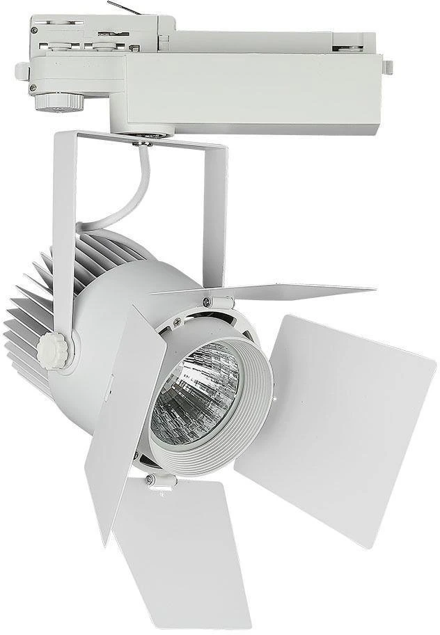 33W LED šviestuvas į 3 fazių bėgelius, baltas, 3000K, SAMSUNG LED chip