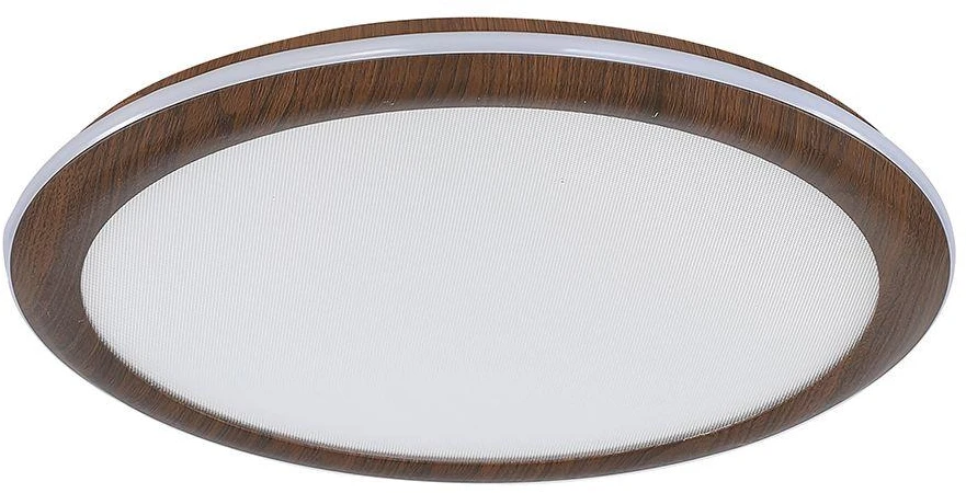 Lubinis šviestuvas 36W LED paviršinis šviestuvas, baltos/rudos sp., 3000/4500/6500K, dimeriuojamas
