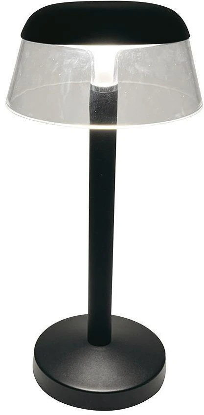 V-tac 3W LED įkraunamas stalo šviestuvas, juodas, 3000-6000K, dimeriuojamas