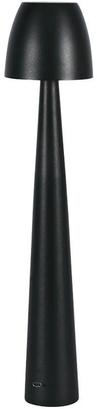 V-tac 3W LED įkraunamas stalo šviestuvas, juodas, 3000-6000K, dimeriuojamas