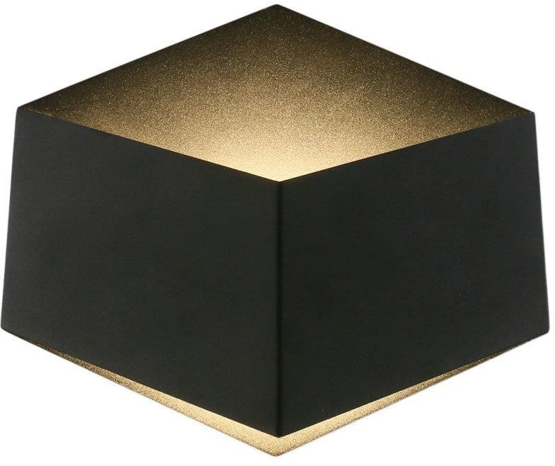 3W LED sieninis šviestuvas, Bridgelux chip, juodas, 4000K