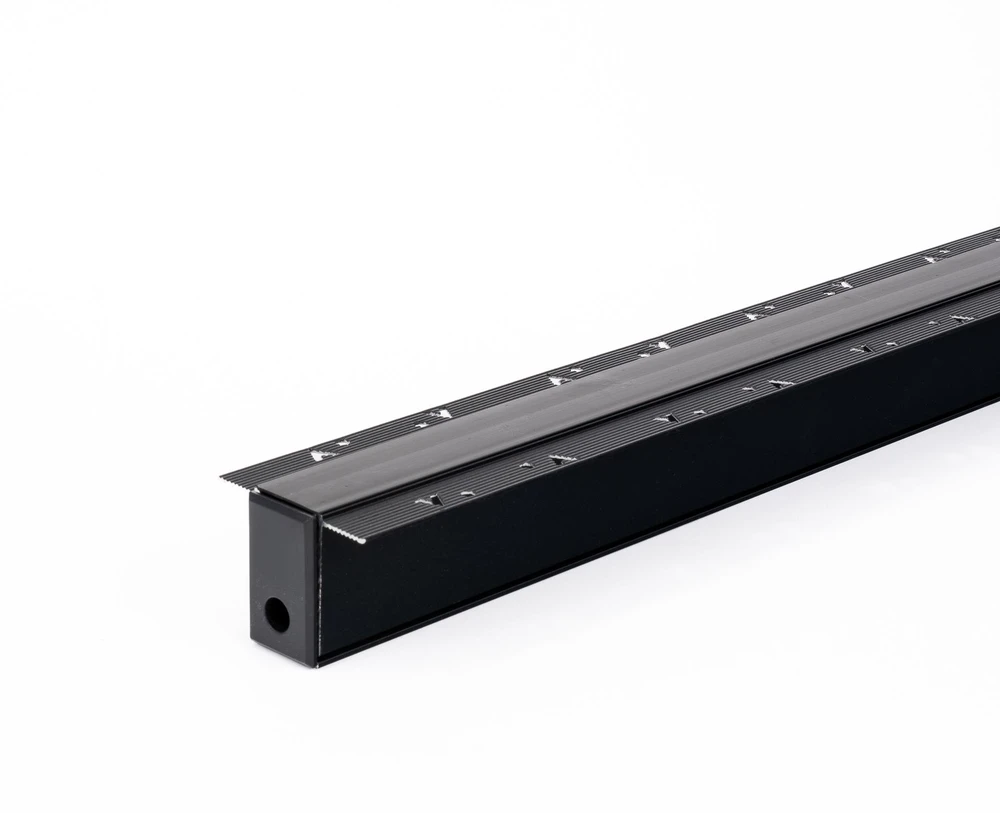 V-tac Magnetinių sistemų užglaistomas bėgelis, juodas, 1m