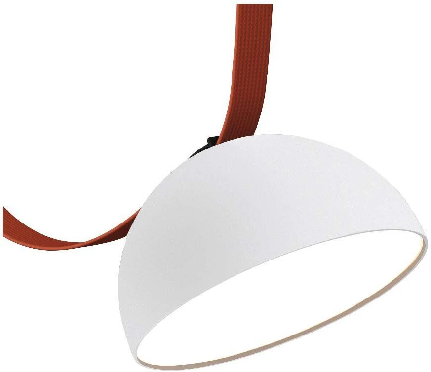 V-tac 20W LED pakabinamas šviestuvas, baltu korpusu, 3000K, tvirtinamas ant magnetinio 48V dirželio