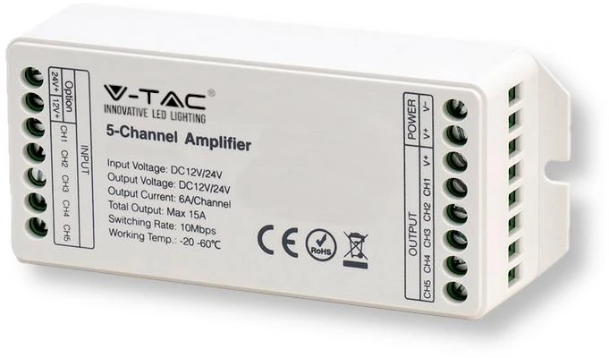 V-tac LED stiprintuvas, 5 kanalų