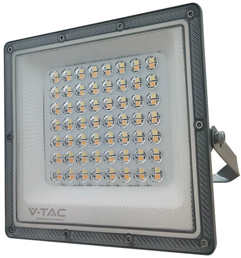 V-tac 50W LED prožektorius, pilkas, 3000/4000/6500K